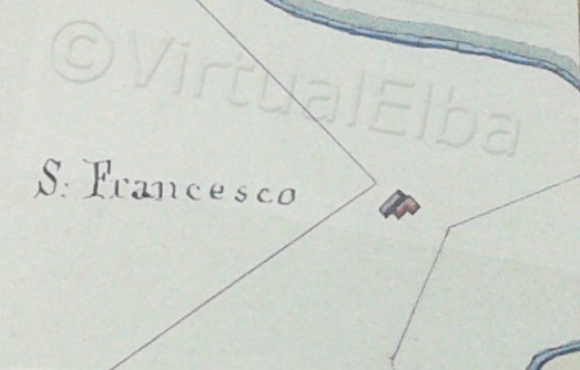 La Ermita de San François Xavier Representada en los mapas del Registro de la Propiedad Leopoldino 1840