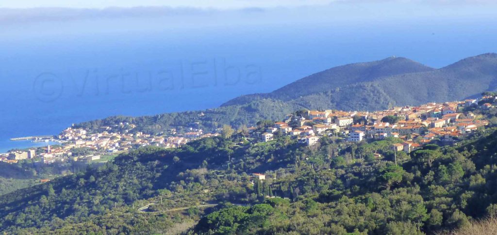 San Piero y Marina di Campo en la distancia