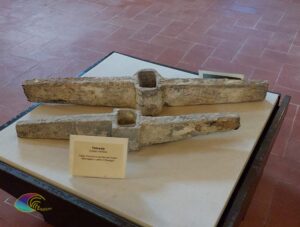 Registros de anclas de plomo Naufragio de Fetovaia