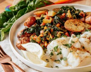 Plato de marisco con pescado de Elba