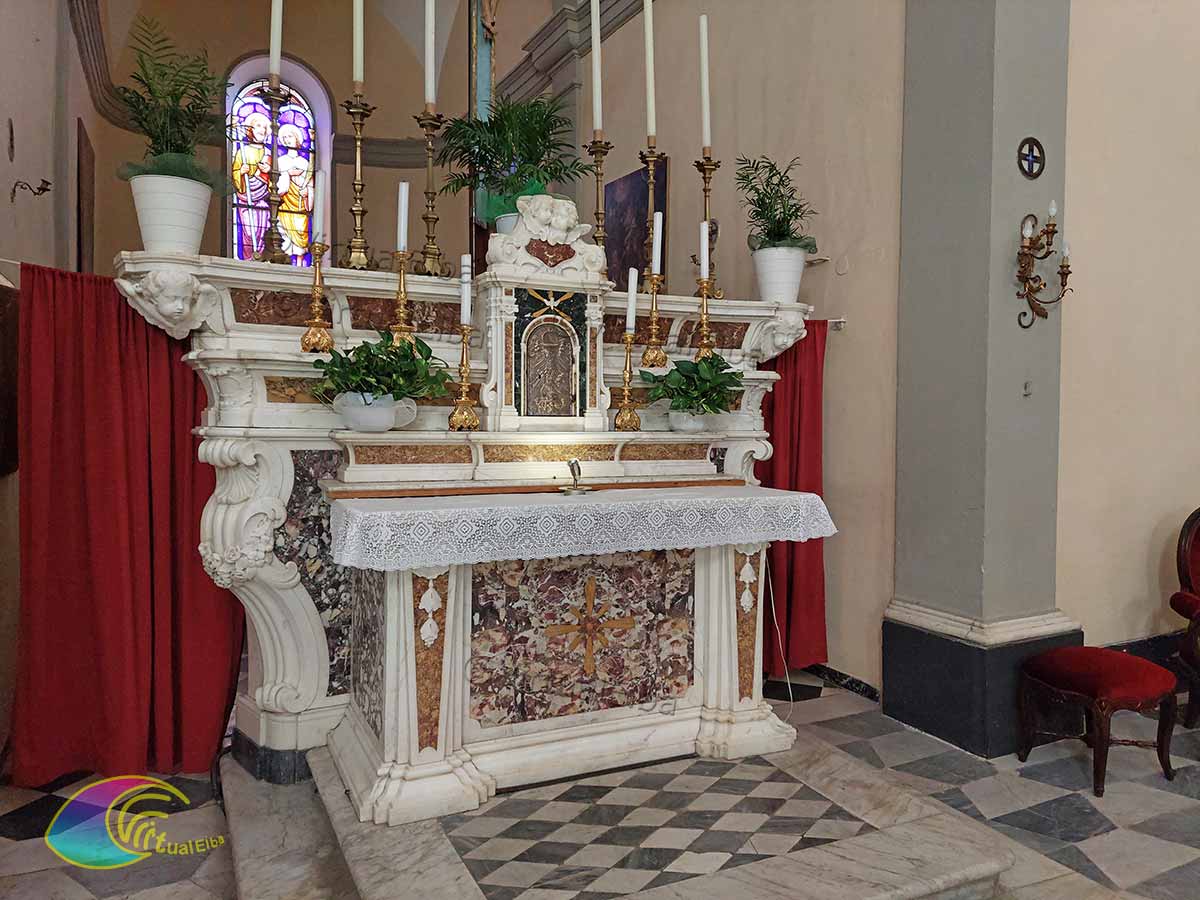 Altare maggiore della Chiesa San Giacomo - Rio nell'Elba