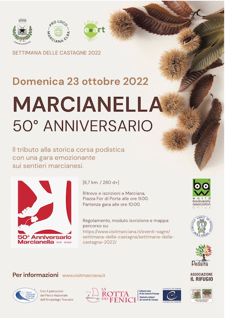 50ª carrera a pie Marcianella Marciana Alta Isla de Elba