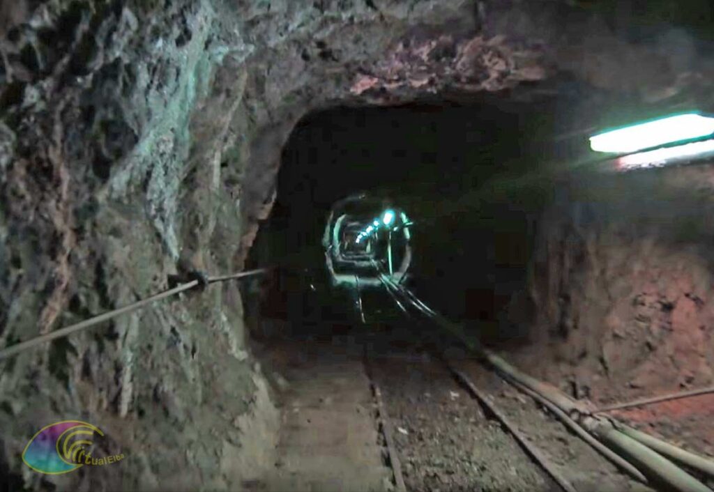 Galería de la mina Ginevro en Calamita Capoliveri - Parque Minero de la Isla de Elba