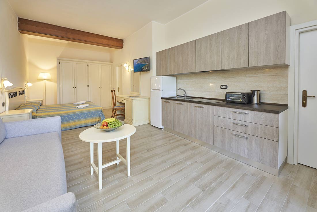 Zona giorno appartamento Viticcio - Camping Scaglieri Village Biodola